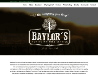 baylorstopnotchtreeservice.com screenshot