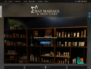 baymassageandskincare.com screenshot