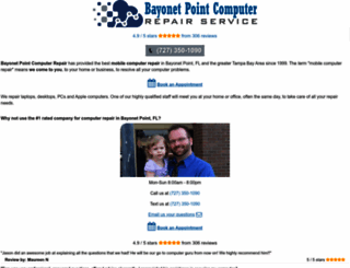 bayonetpointcomputerrepair.com screenshot