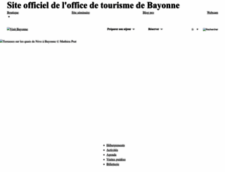 bayonne-tourisme.com screenshot