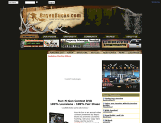 bayoubucks.com screenshot