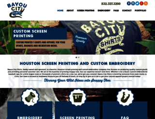 bayoucityshirts.com screenshot