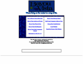 bayouvista.com screenshot