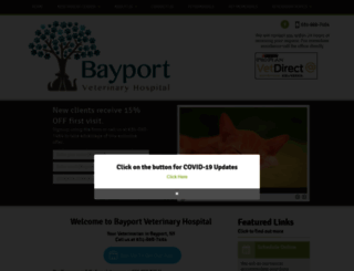 bayportvet.com screenshot