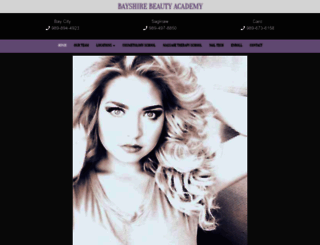 bayshirebeautyacademy.edu screenshot