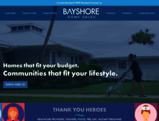 bayshorehomesales.com screenshot