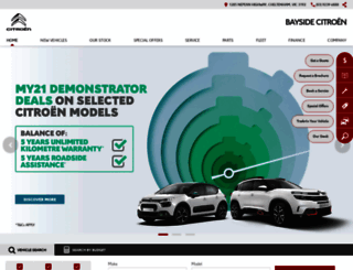 baysidecitroen.com.au screenshot