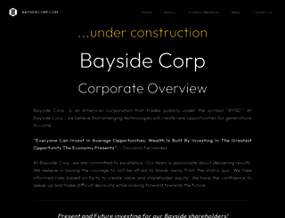 baysidecorp.com screenshot