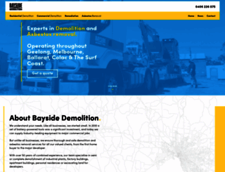 baysidedemolition.com.au screenshot