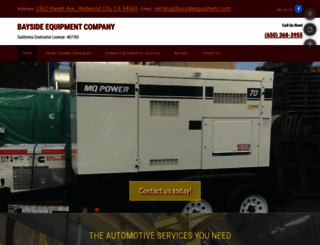 baysideequipment.com screenshot
