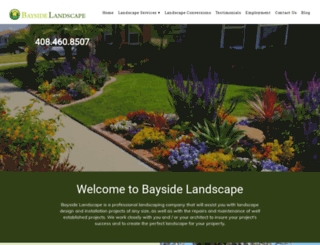 baysidelandscapers.com screenshot