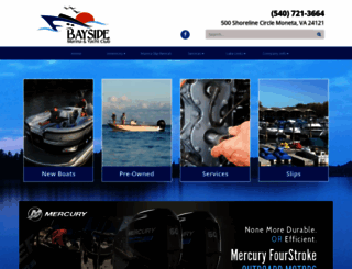 baysidemarinasml.com screenshot