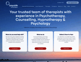 baysidepsychotherapy.com.au screenshot