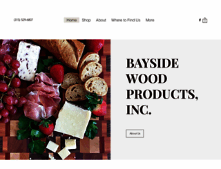baysidewoodproducts.com screenshot