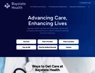 baystatehealth.com screenshot