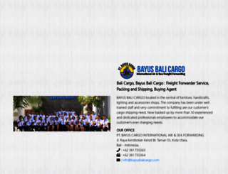 bayusbalicargo.com screenshot