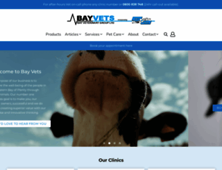 bayvets.net.nz screenshot