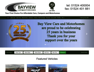 bayviewcars.co.uk screenshot