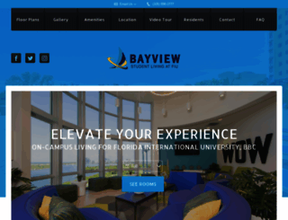 bayviewfiu.prospectportal.com screenshot
