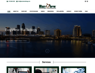 bayviewradiology.com screenshot