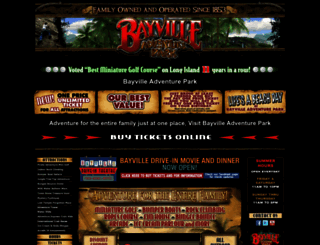 bayvilleadventurepark.com screenshot