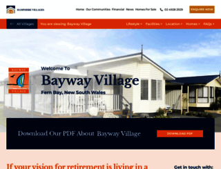 baywayvillage.com.au screenshot