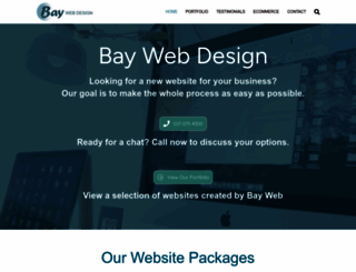 baywebdesign.co.nz screenshot
