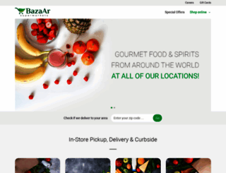 bazaarsupermarkets.com screenshot