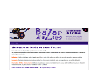 bazardazurs.ch screenshot