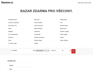 bazarov.cz screenshot