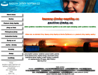bazeny-jimky-septiky.cz screenshot