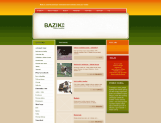 bazik.cz screenshot