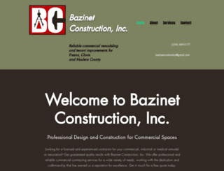 bazinetconstruction.com screenshot