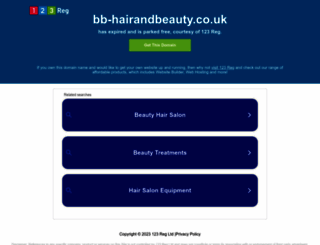 bb-hairandbeauty.co.uk screenshot