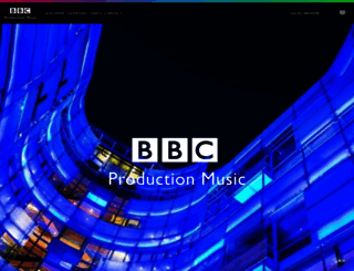 bbcproductionmusic.com screenshot