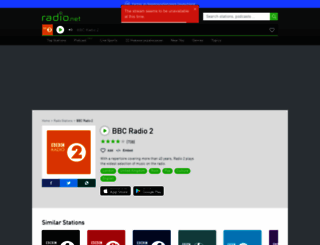 bbcradio2.radio.net screenshot