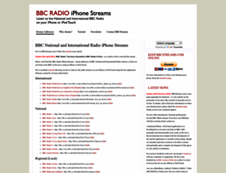 bbcstreams.com screenshot