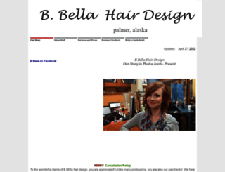 bbellahairdesign.com screenshot
