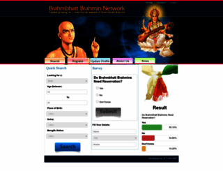 bbhattbrahmin.org screenshot