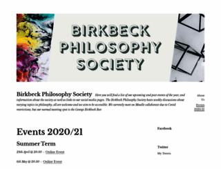 bbkphilosophysociety.wordpress.com screenshot
