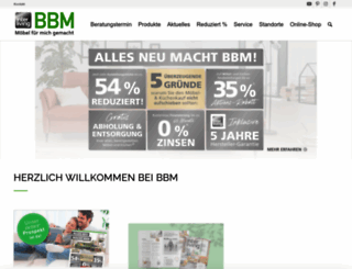 bbm-moebel.de screenshot