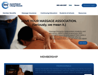 bbmp.massagetherapy.com screenshot