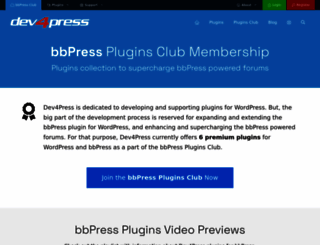 bbpress.dev4press.com screenshot