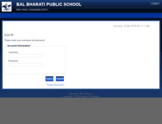 bbpsbv.integralwebschool.com screenshot