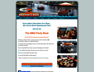 bbqpartyboats.com screenshot