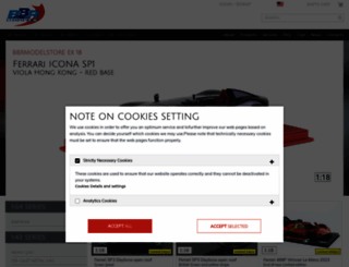 bbrmodelstore.com screenshot