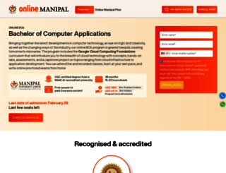 bca.onlinemanipal.com screenshot