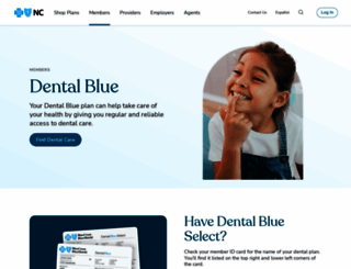 bcbsnc-dental.com screenshot