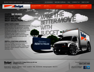 bcbudgettruck.com screenshot
