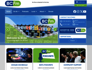 bcfmradio.com screenshot